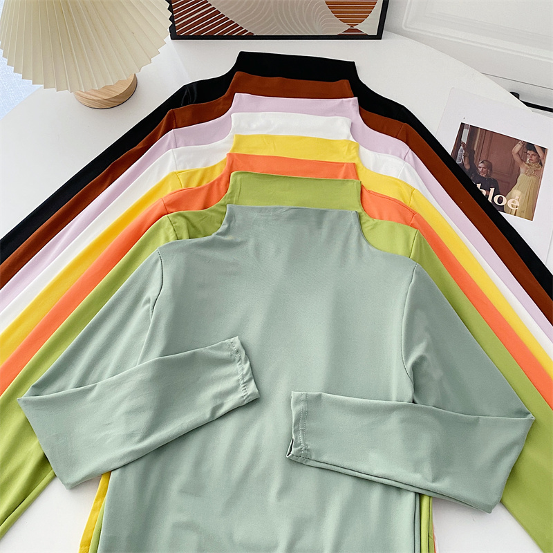 双面德绒半高领加绒加厚洋气