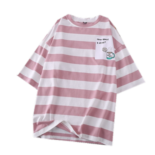 短袖t恤女ins潮网红大款上衣女bf慵懒风宽松中长款酷酷的帅气新品