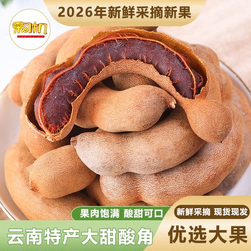 酸角云南特产甜酸角一级大果孕妇零食水果大甜角罗望子蜜饯果脯