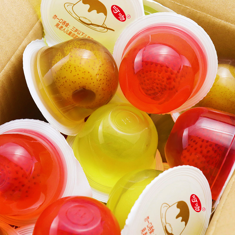 山楂果冻整颗果肉青梅果冻