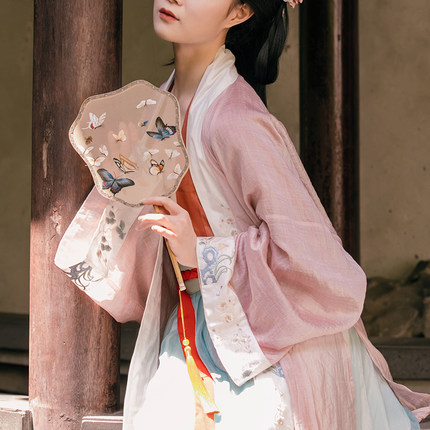 古风刺绣团扇苏州双面绣宫扇手工绣花中国风汉服扇子绣美流苏团扇