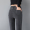 Grey plush high waisted pants