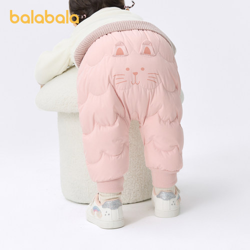婴儿加厚羽绒裤巴拉巴拉儿童裤子