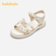 儿童鞋 子夏季 2025新款 巴拉巴拉女童凉鞋 甜美洋气软底小女孩公主鞋
