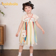 巴拉巴拉六一儿童汉服女童国风连衣裙子夏装 表演服装 新款 古风古装