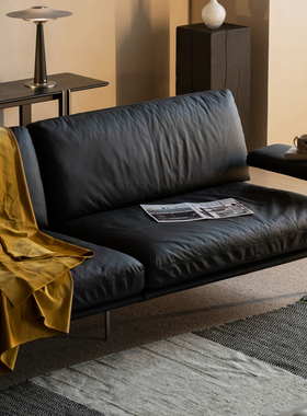 里安沙发 致家家居 |头层牛皮复古真皮沙发客厅2025新款皮艺沙发