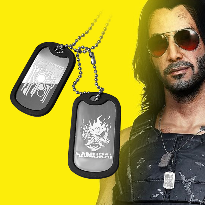 朋克风项链钛钢饰品挂件