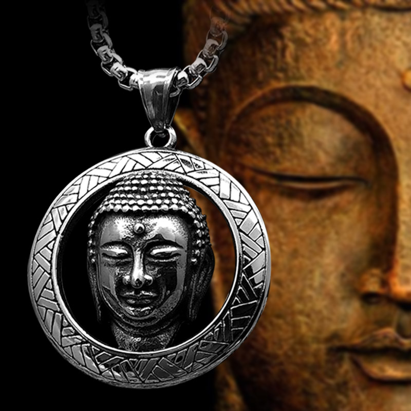 复古吊坠项链钛钢蛇骨链男钛钢