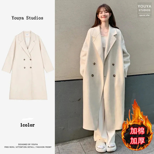 高级感毛呢外套女年秋冬季新款呢子大衣小个子爆款赫本风韩系