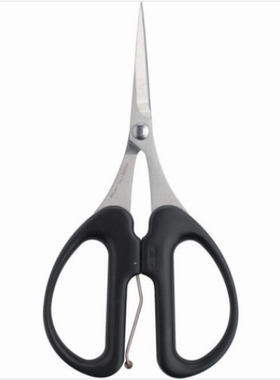 日本ALLEX手工艺小剪刀裁缝剪刀不锈钢刃刺绣用剪弹簧回力剪刀