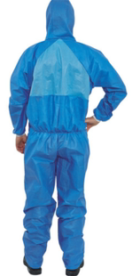 防护服连体覆膜加厚工作服非一次性化学隔离衣防护消毒可重复使用