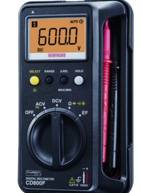 日本sanwa/三和CD800F数字万用表机壳一体型859-7640便携式