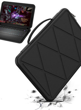 Smatree适用外星人Alienware新M18R2 18英寸游戏本笔记本电脑包内胆包手提包硬壳保护