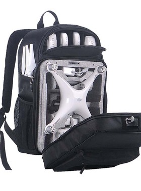 Smatree适用于大疆Phantom 4背包 精灵4双肩包 无人机配件 收纳包