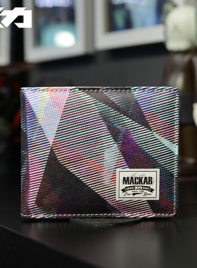 潮牌ins钱包男短款青年高中学生个性ulzzang简约韩版潮流折叠皮夹