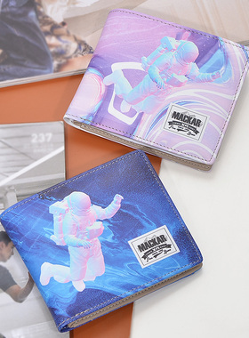 潮牌钱包男女短款ins创意大容量多卡位驾驶证卡包多功能情侣钱夹