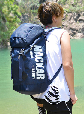 潮牌双肩包男女休闲旅行背包街头时尚简约ins潮流高中大学生书包