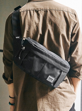 潮牌胸包男包包韩版潮包运动休闲帆布腰包斜挎包男士单肩包小背包