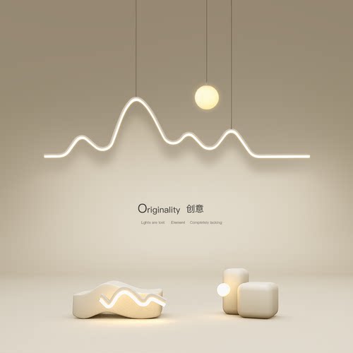 简约现代设计师风格餐厅吊灯