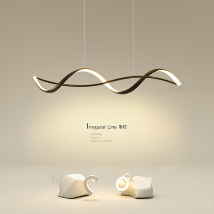 艺术吊灯创意led餐厅灯简约现代饭厅餐桌灯客厅灯卧室灯中山灯具