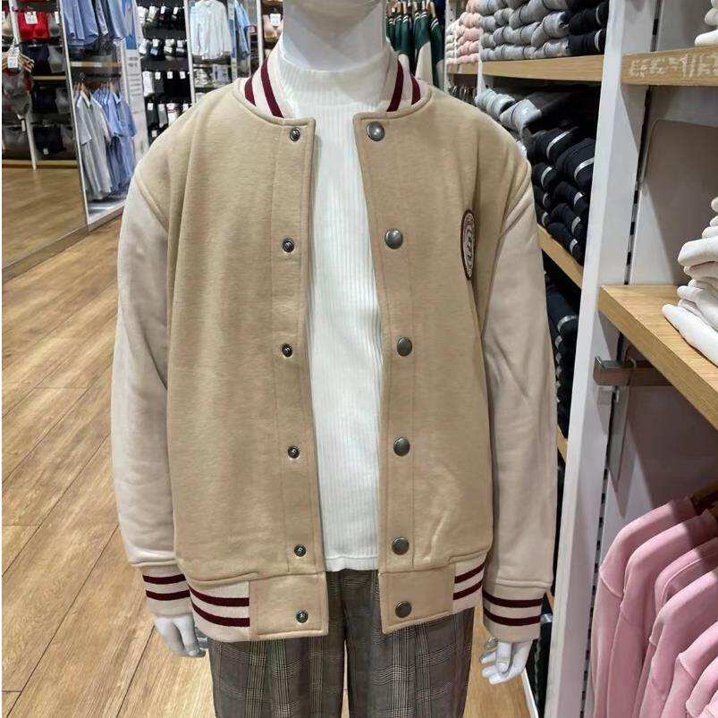 日系秋季童装/男童/女童休闲立领运动棒球服夹克服柔软外套