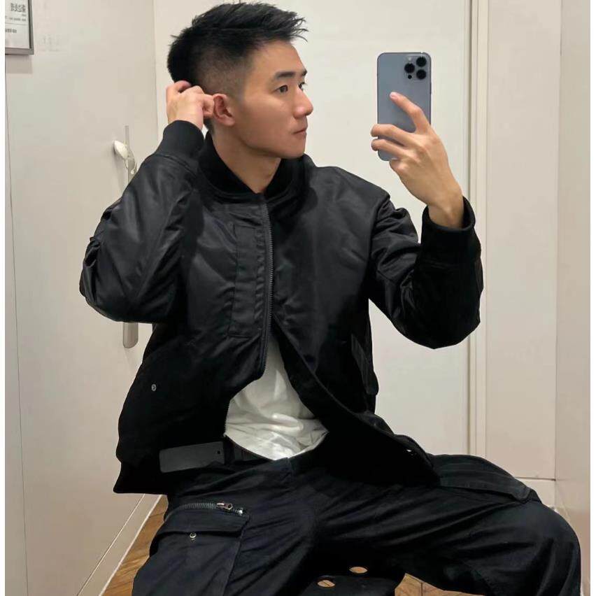 军旅飞行员羽绒棒球服男445765