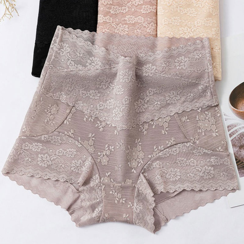 性感法式蕾絲女收腹神器透氣內褲