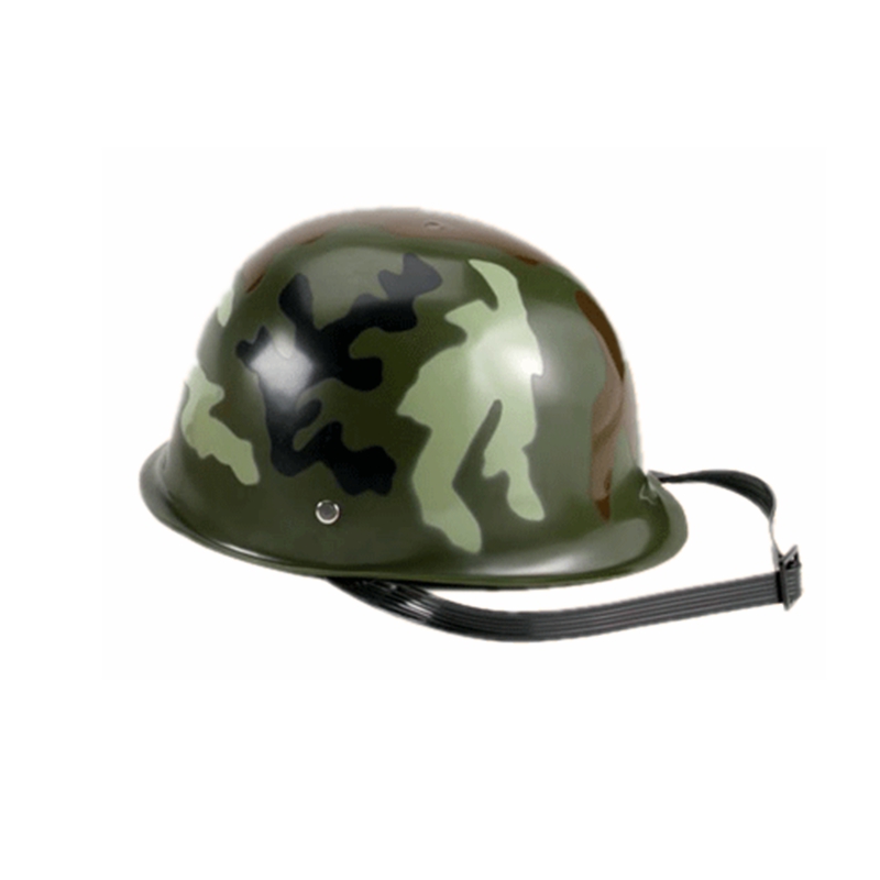 儿童迷彩军绿士兵帽对讲机塑料玩具头盔幼儿园游戏舞台演出道具