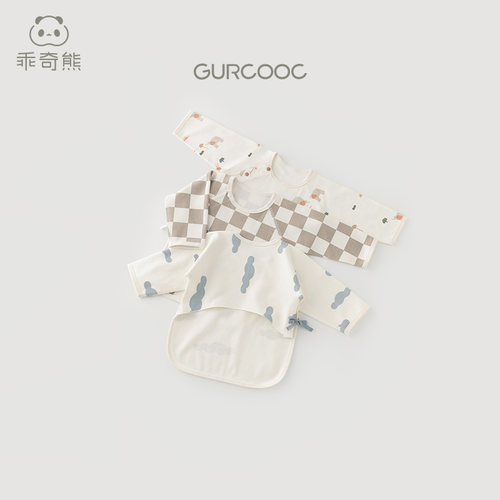 【u先试用】 婴幼儿半背衣春秋季新生儿绑带和尚服宝宝长袖上衣服