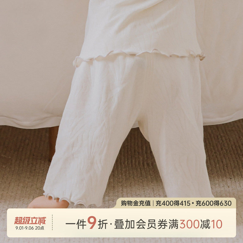 乖奇熊女宝宝春秋纯棉长裤图片