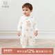 乖奇熊男女宝宝连体衣春秋季 纯棉新生婴儿衣服超萌居家哈衣爬爬服