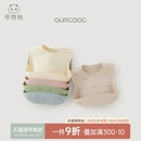 乖奇熊宝宝吃饭兜防水防脏轻薄软硅胶婴儿辅食围兜食饭兜儿童围嘴