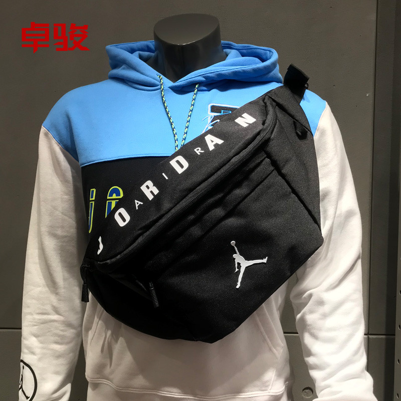 耐克NIKE JORDAN休闲运动腰包大容量单肩斜挎胸包男女DN2664-010 运动包/户外包/配件 腰包 原图主图