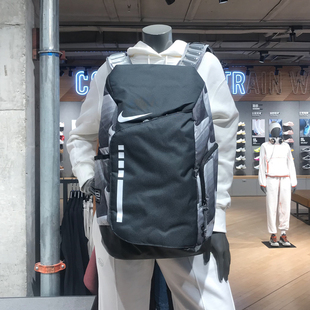 耐克NIKE休闲运动篮球气垫精英双肩背包学生电脑书包男FZ7311 084