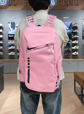 耐克NIKE运动篮球精英气垫双肩背包电脑包学生书包男女DX9786-699