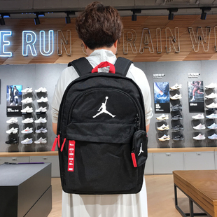 耐克JORDAN休闲AJ运动电脑双肩背包初高中学生书包男女IM4500 011