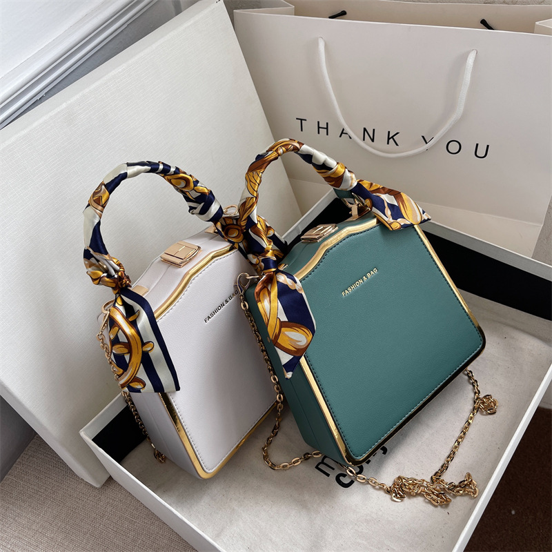 女包包高级感精致小众盒子包Fancy bag2023夏季韩版链条迷你小包