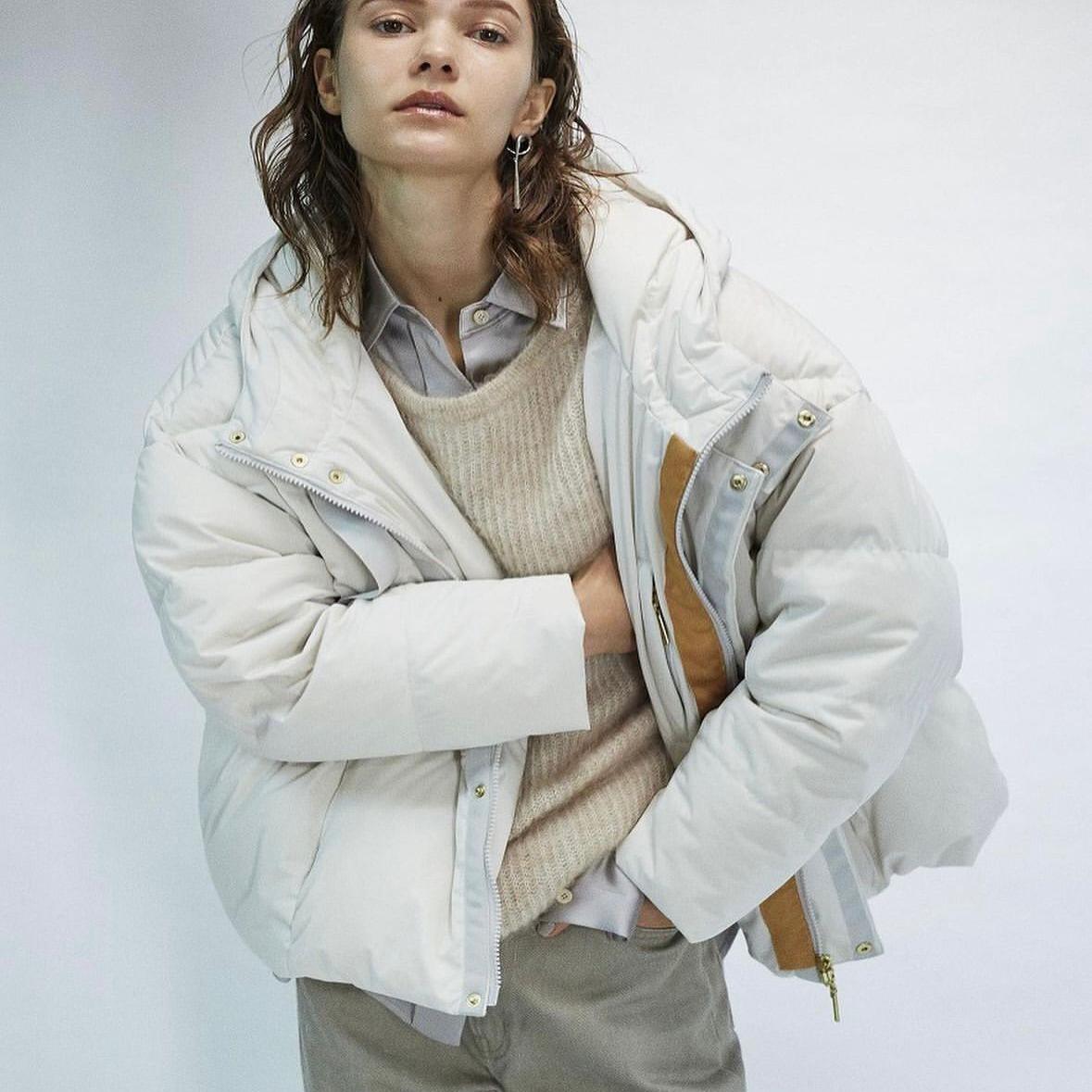 25AW日本小众高端6×1 COPENHAGEN定番宽松连帽A字形可收纳羽绒服