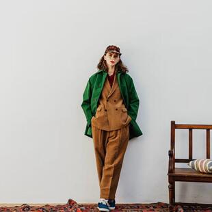 BMS+高端美式复古秋冬科技面料防水保暖中棉两件套机能中长风衣