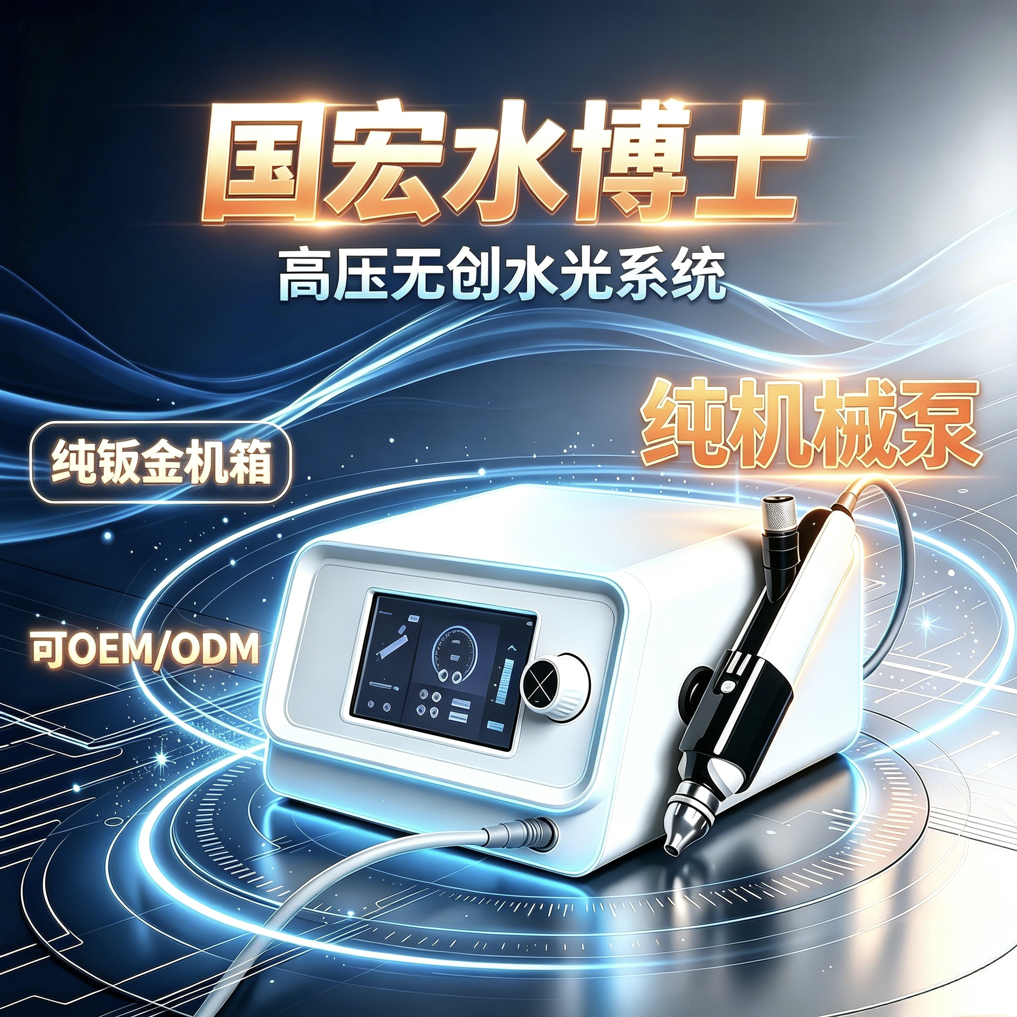 2026年新款高压水光仪器喷射补水导入美容院专用渗透皮嫩断黑术图片