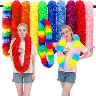 加密厚夜场花场花环夏威夷佳丽酒吧舞台表演出艺颁奖选美加冕庆祝