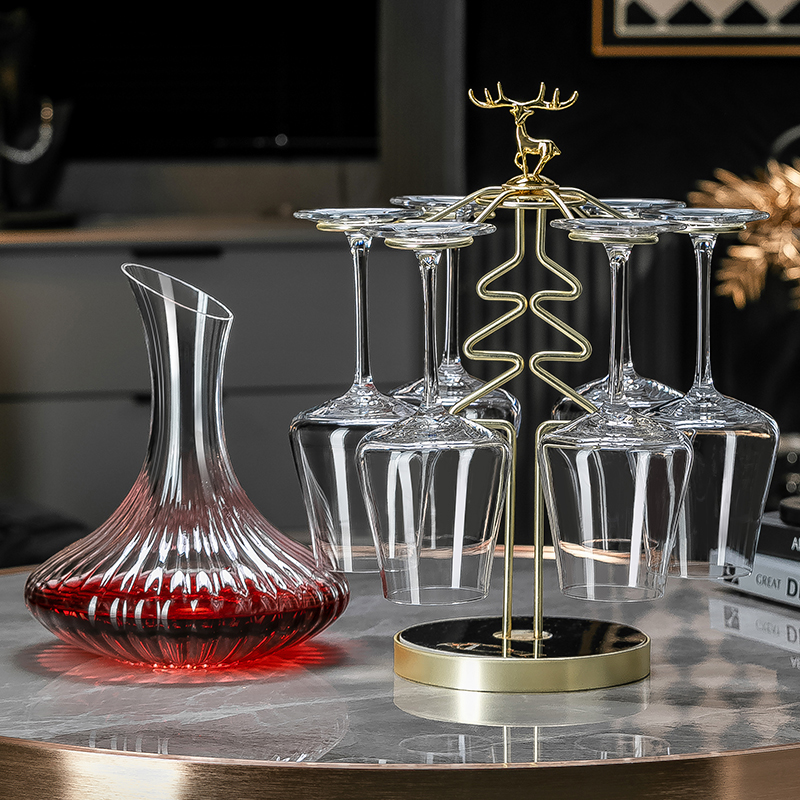 高档奢华水晶玻璃红酒杯套装
