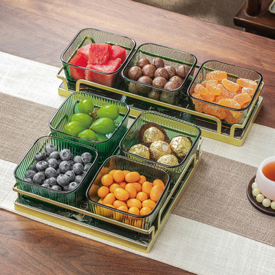 高端玻璃家用轻奢点心客厅茶几