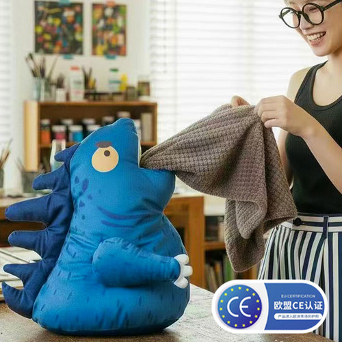 捕梦岛原创不用叠的分体抱枕毯