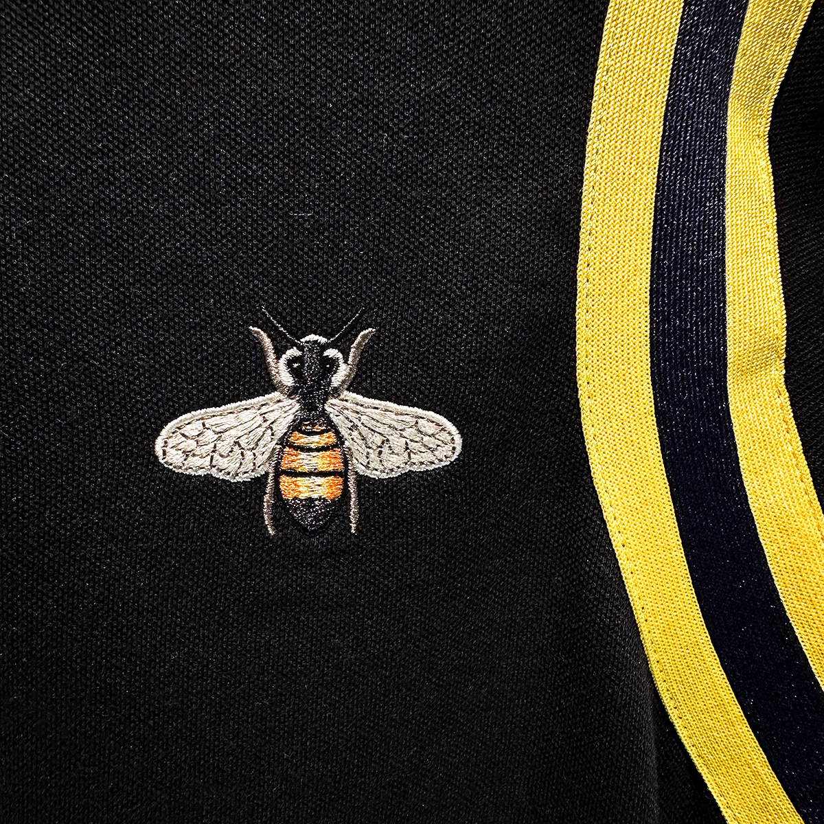 NET RED POLO SHIRT MENS TRENDY BRAND INS EMBROIDERY BEE LAPEL SHORT-SLEEVED T-SHIRT FASHION HALF-SLEEVED TOP LOOSE SUMMER