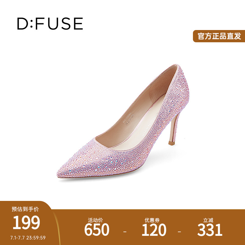D：Fuse/迪芙斯水钻宴会高跟鞋