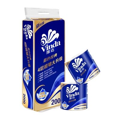 v4073超韧四层有芯卫生维达卷纸