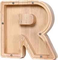 R Письмо Пигги Банк [Прозрачный видимый]