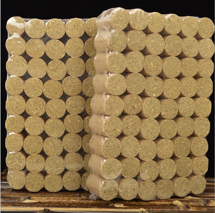 南阳 年陈8比1蕲艾柱 108艾绒柱  短艾灸条 随身灸用54粒装