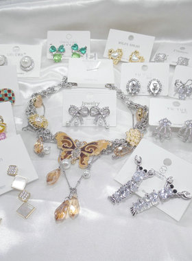 三件包邮！仅限标题写了的！当季款锆石镶嵌925银针耳钉耳环60302